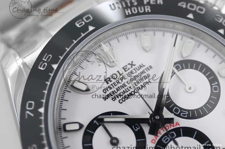 0120 ModernLook Daytona 116500 SS TWF 1:1 Best Edition 904L Steel White Dial on SS Bracelet A 2408